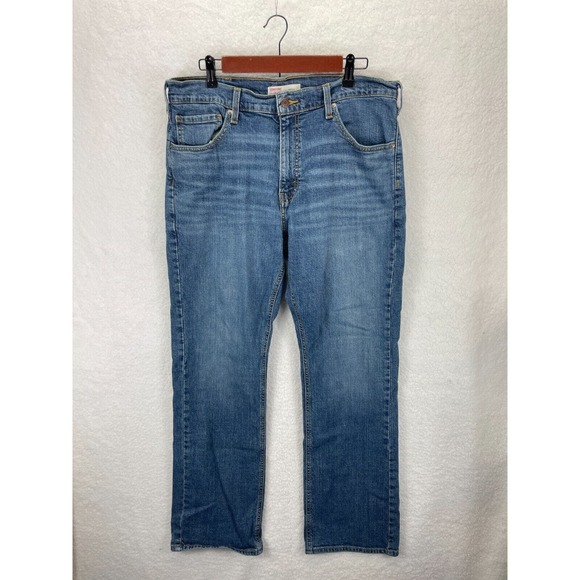 Signature Levi Strauss & Co. Bootcut Blue Men’s 36x32‎ Denim Jeans - Picture 1 of 9